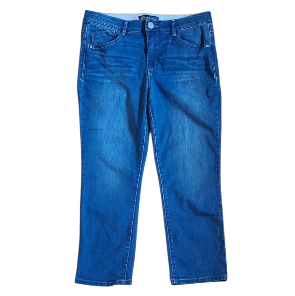 Democracy Capris Cropped Jeans in Classic Blue